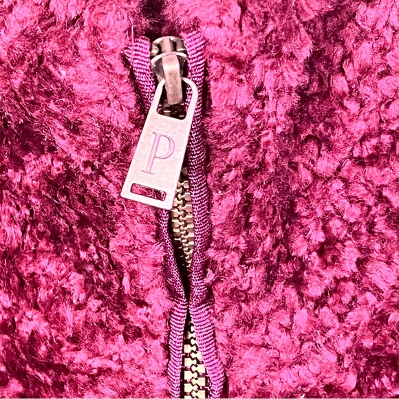 Pendleton Fuzzy Sherpa Teddy Full Zip Jacket Sweater Medium - Picture 4 of 9